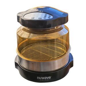 Nuwave Oven Pro Plus 20602 Black Upgraded Infared Stainless Steel‎ Extender Ring